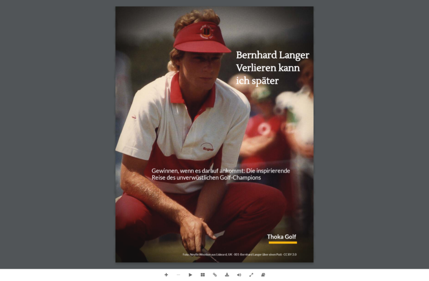 Bernhard Langer -Verlieren kann ich später