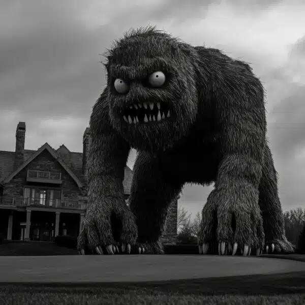 Das Monster im Golf Clubhaus