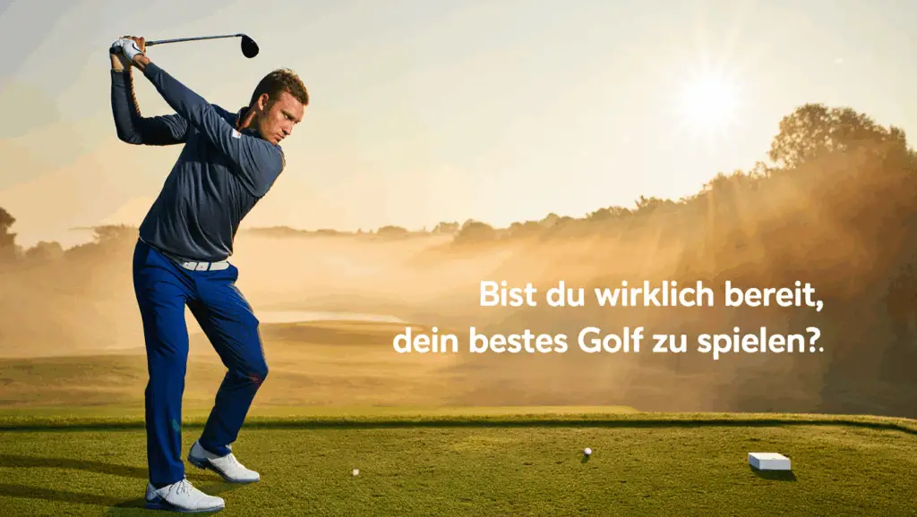 Bist du wirklich bereit, dein bestes Golf zu spielen?