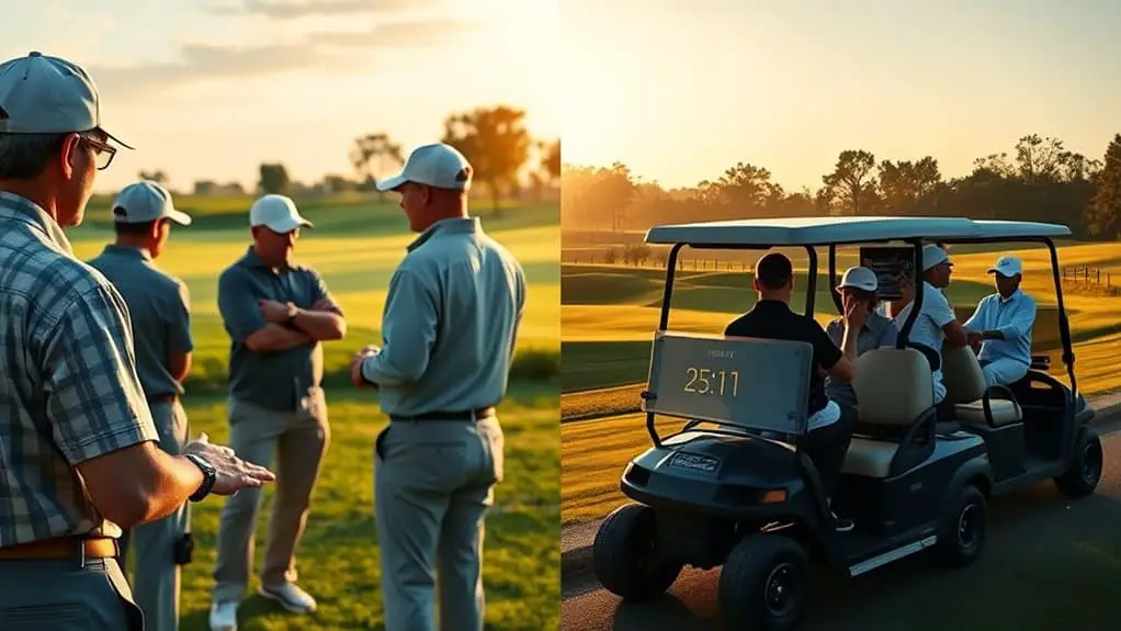 fortgeschrittenes Golfplatz-Geschwindigkeitsmanagement