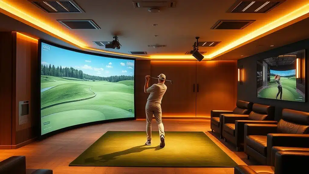 fortschrittliche Golfsimulationstechnologie