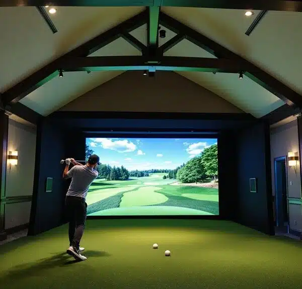 Golfsimulatior-Installationsüberlegung