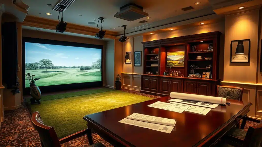 Investitionsanforderungen für Golfsimulator