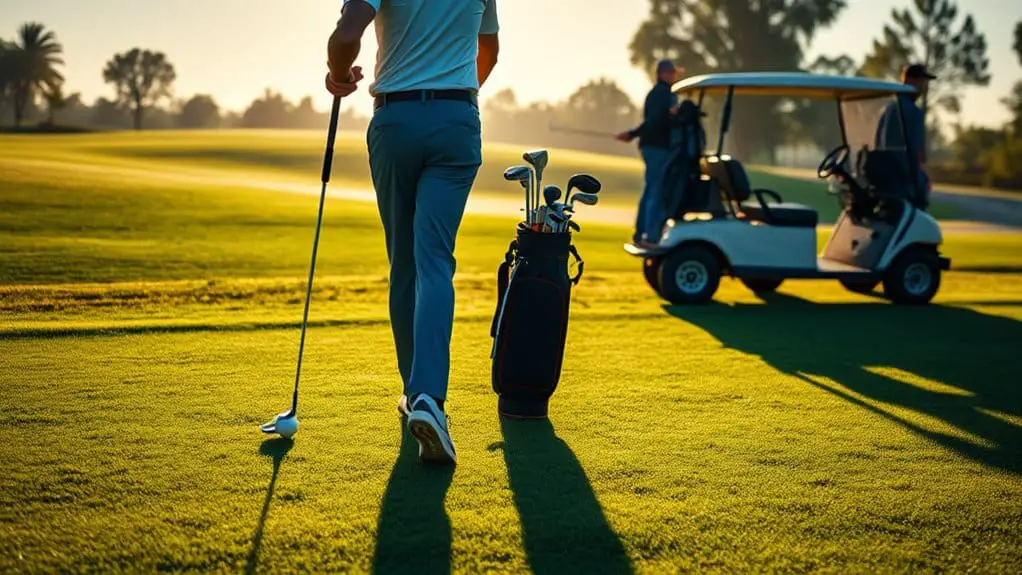 effiziente Golf-Routine beibehalten