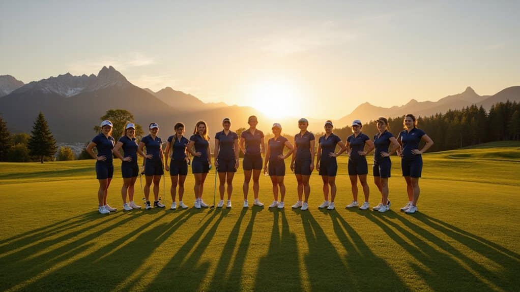aufstrebende Talente im Golf