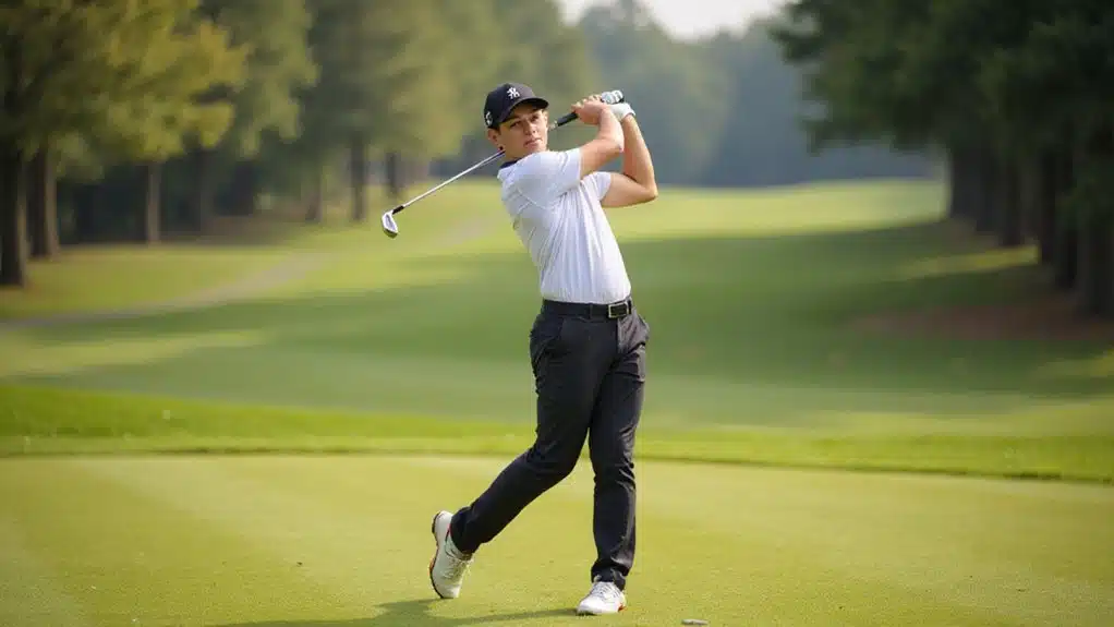 aufkommendes deutsches Golftalent