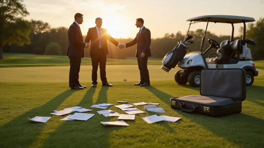 Golf baut Beziehungen auf, nicht Geschäfte