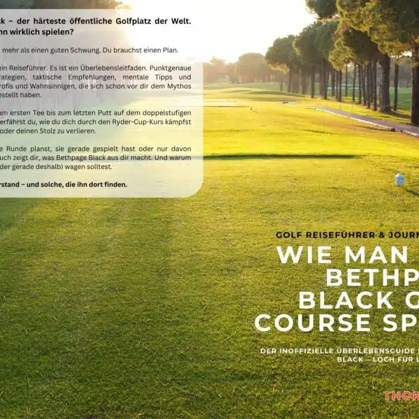 Wie man den Bethpage Black Golf Course spielt: Strategien, Tipps und Taktiken für den Ryder Cup 2025 – ein Golfbuch für Spieler mit Verstand.