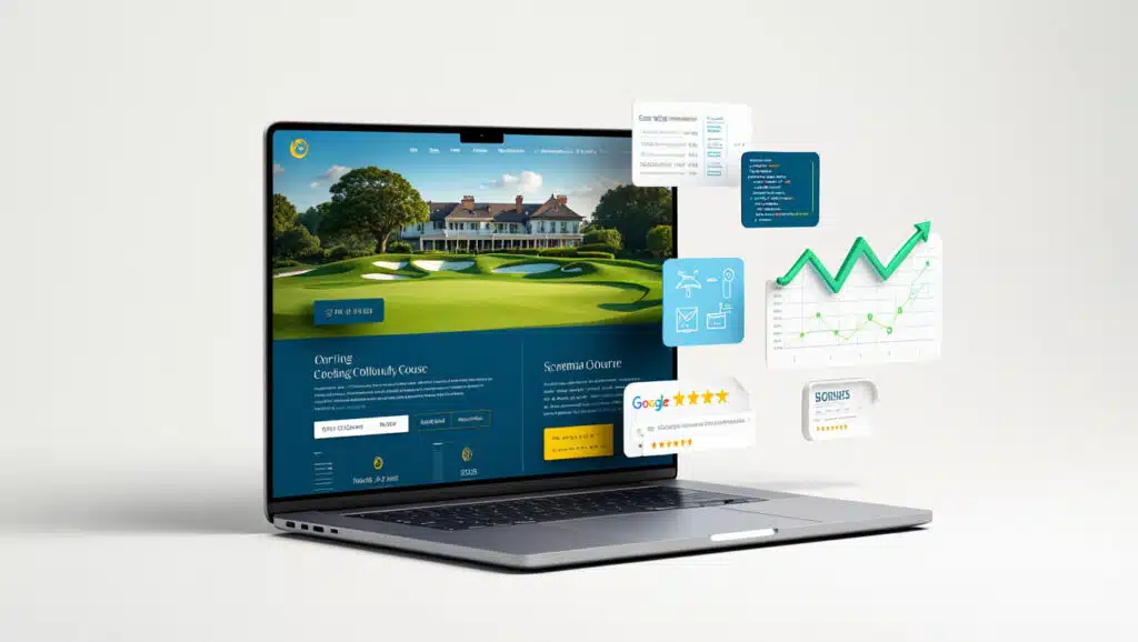 Bessere Positionierung der Golf Club Homepage