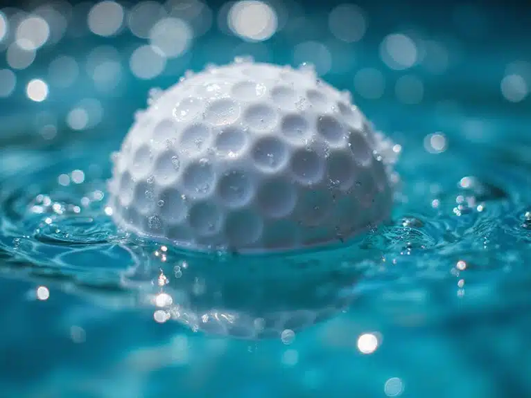 Feuchtigkeit beeinflusst die Leistung des Golfballs