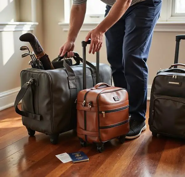 perfekter Golf-Reisebag