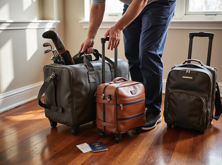 perfekter Golf-Reisebag