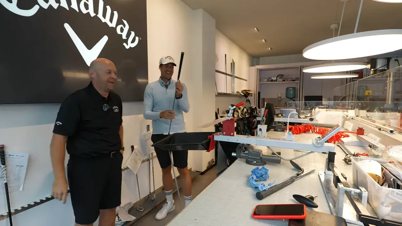 fertig montierter Griff