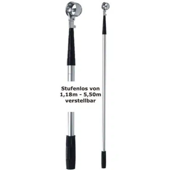 Silverline Teleskop-Kugelstange Aluminium