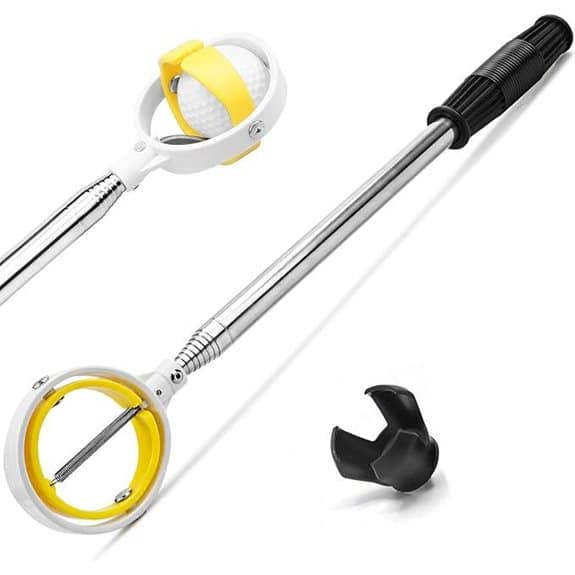 Prowithlin Teleskop-Golfball-Retriever mit Putter-Greifer