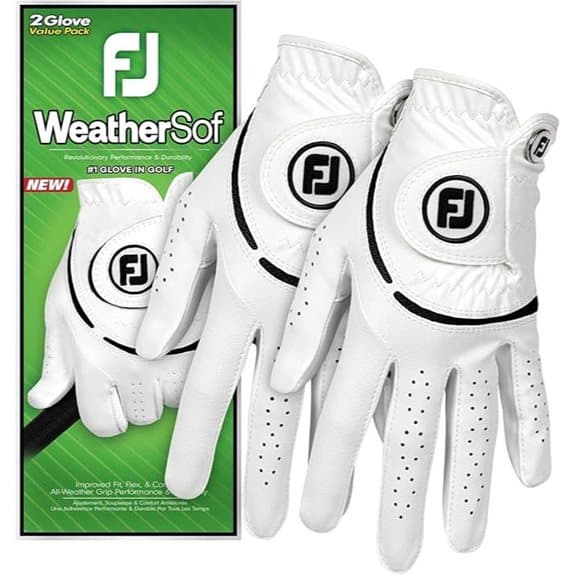 FootJoy Damen Weathersof Golfhandschuhe 2er-Pack