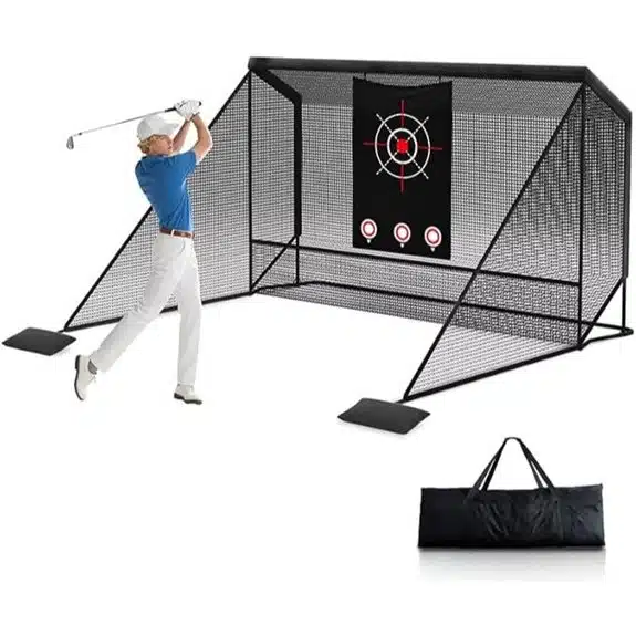 5 beste Golfnetze, die jeden Hinterhof in eine Driving Range verwandeln 3 Golf-Übungsnetz 10x7ft mit Stahlrahmen