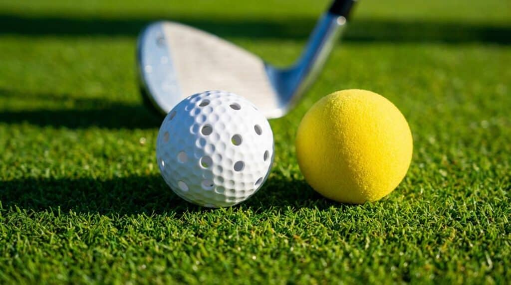 Golftrainingsball-Optionen