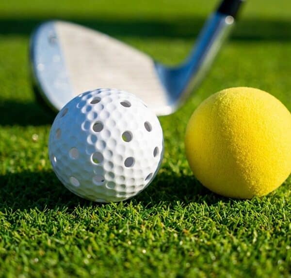 Golftrainingsball-Optionen