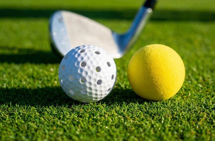Golftrainingsball-Optionen