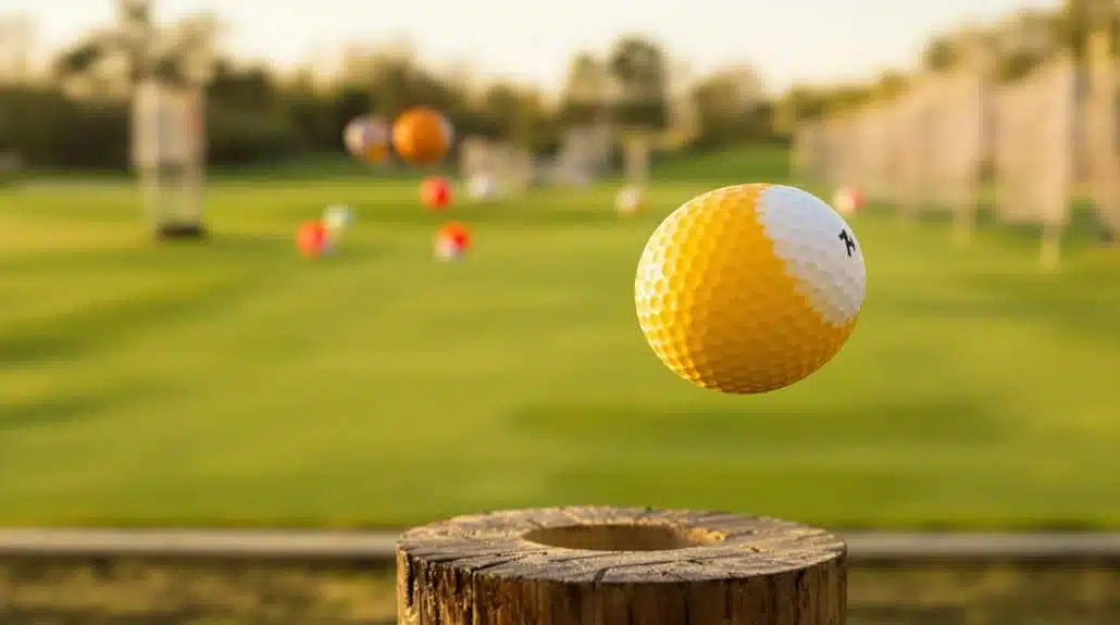 Loch Golfball und Schaumstoffball - Sind sie für das Golftraining geeignet? 1 Training mit Schaum- und perforierten Bällen