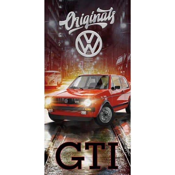 10 beste Golf-Handtücher, die Ihre Schläger wie neu aussehen lassen 2 Volkswagen VW GTI Badetuch Rot 75x150cm