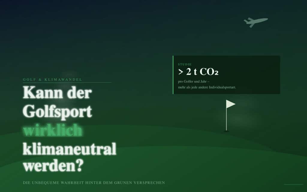 DIE UNBEQUEME WAHRHEIT HINTER DEM GRÜNEN VERSPRECHEN