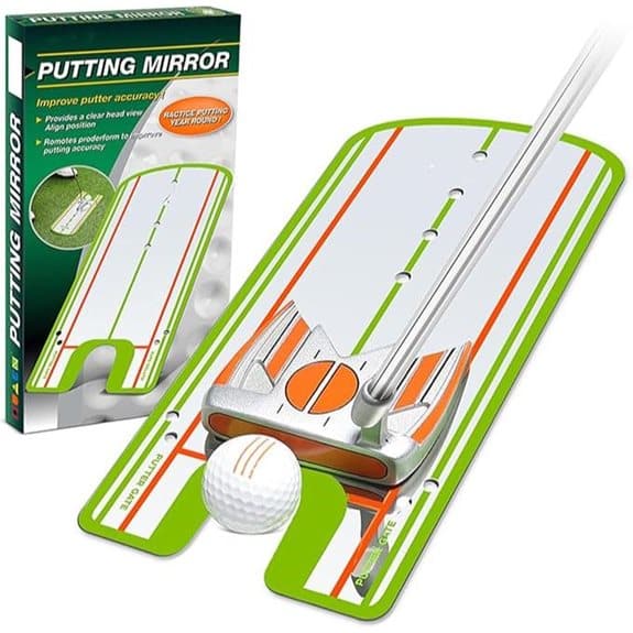 Golf Putting Spiegel Ausrichtungstrainer (12 x 5,7)