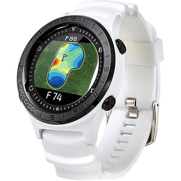 Voice Caddie Unisex Voice Caddie A2 Golf GPS Uhr Weiß Einheitsgröße