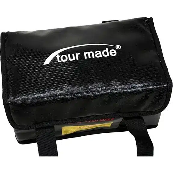 9 Golf E-Trolley Akku-Sicherheitsboxen im Vergleich 9 Tour Made feuerfeste Golf-Trolley-Batterie-Sicherheitstasche