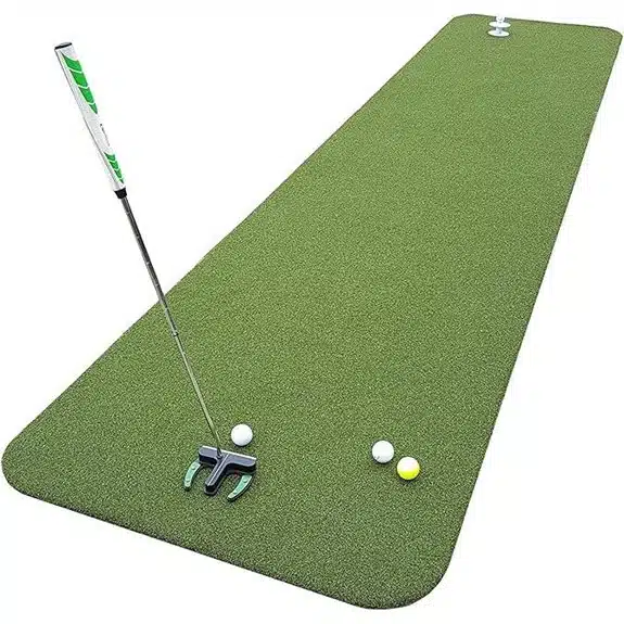 WHYGOLF Putting Thing , Das ultimative Werkzeug, um 3-Putts zu vermeiden? 5 Teaching Pro 4 m x 0,9 m (Indoor-Golf-Putting-Green XXL)