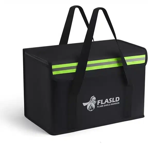 9 Golf E-Trolley Akku-Sicherheitsboxen im Vergleich 3 FLASLD Große Feuerfeste Wasserdichte Lipo Batterie Aufbewahrungstasche