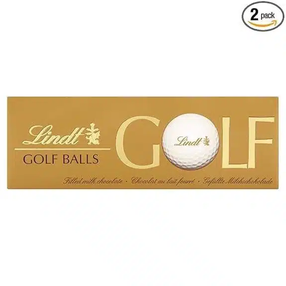 6 beste 7 tolle Geburtstagsgeschenke für Golfer 5 Lindt Golfbälle Milchschokolade 110g 2er-Pack