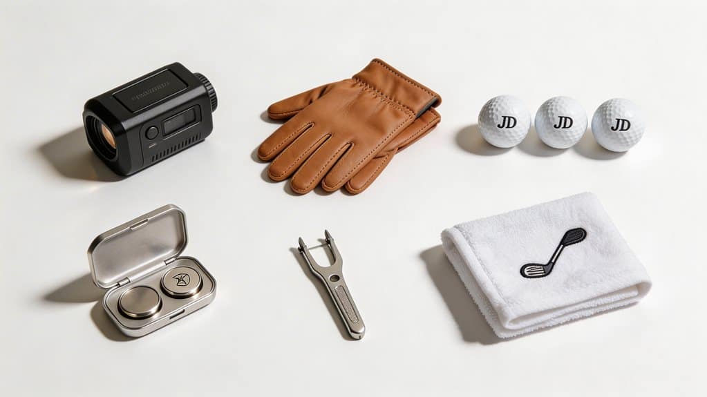 nachdenkliche Golfer-Geschenkauswahl