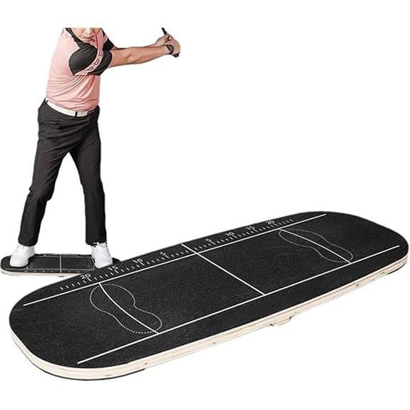 Hölzernes Golf-Schwungtrainer-Gleichgewichtsbrett